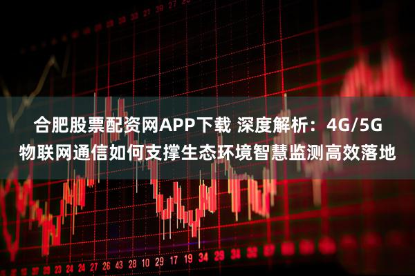 合肥股票配资网APP下载 深度解析：4G/5G物联网通信如何支撑生态环境智慧监测高效落地