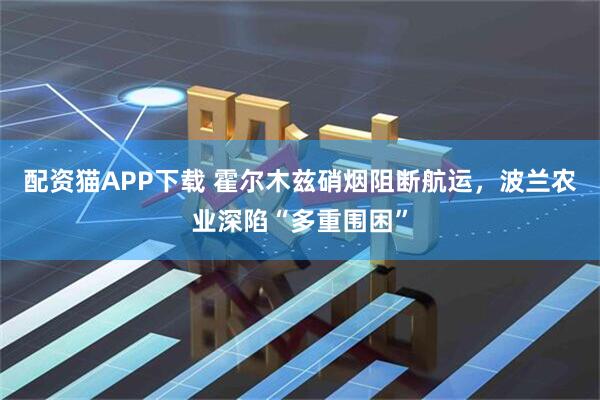 配资猫APP下载 霍尔木兹硝烟阻断航运，波兰农业深陷“多重围困”